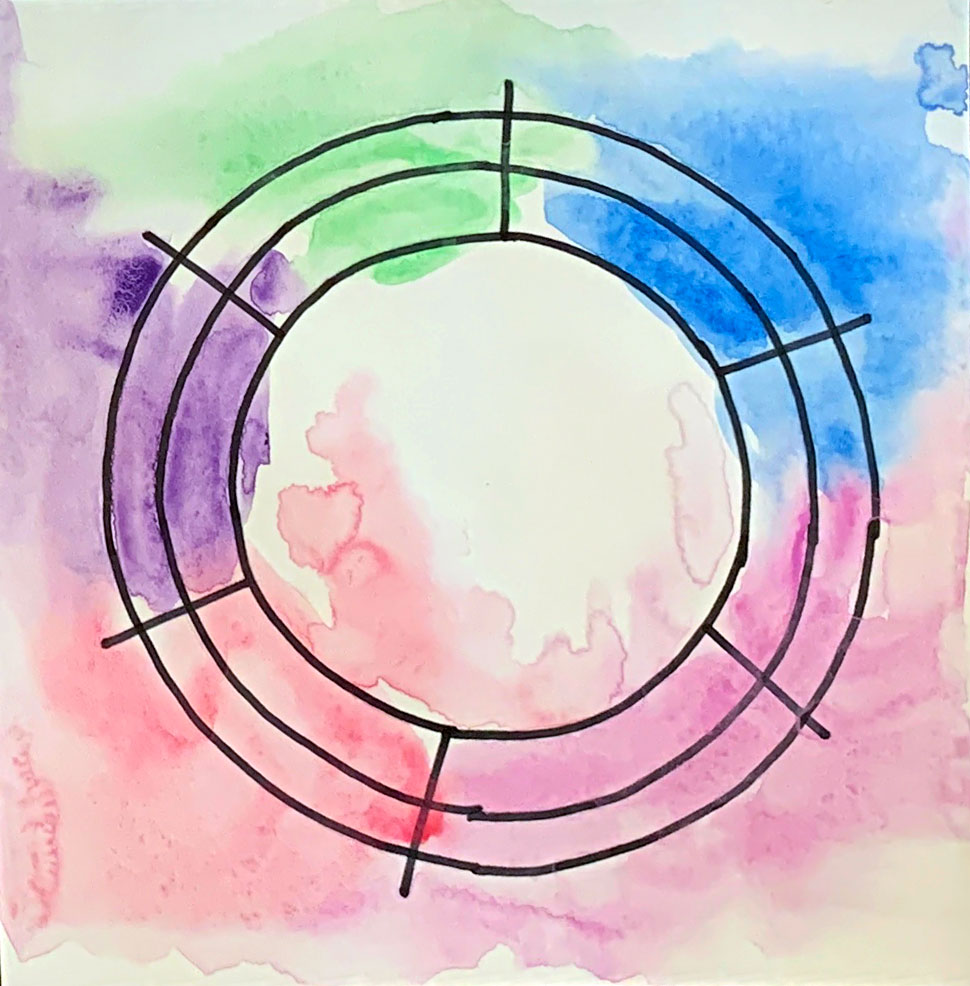 image of a colorful circle